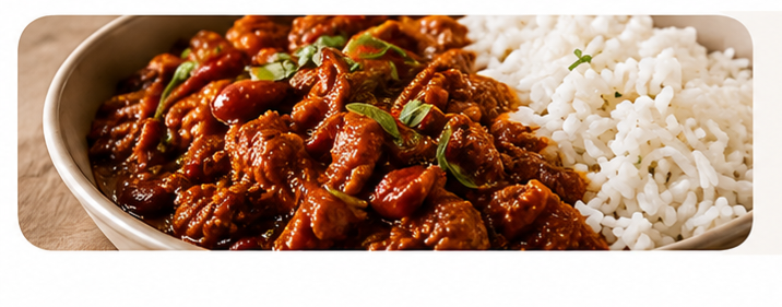 Chilli Con Carne with Rice